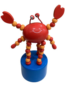 Ocean Critter Push Puppet - Crab