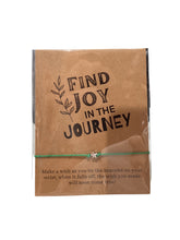 Find Joy in the Journey Wish Bracelet - Green