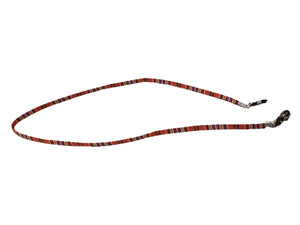 Woven Fabric Eyeglass Holder - Orange