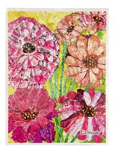 Jane's Summer Zinnias - Notecards