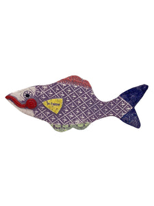 Ceramic Fish - Purple je t'aime