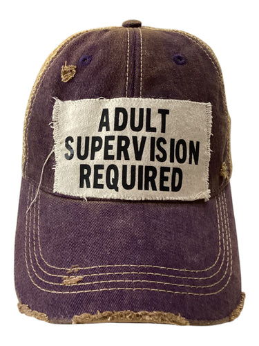 Adult Supervision Required Hat