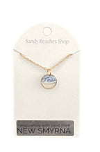 Custom Sand Necklace Wave -Gold
