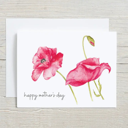 Happy Mother's Day Poppies Card
