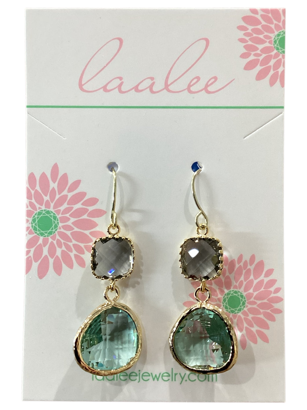 Gold Prasiolite Earrings