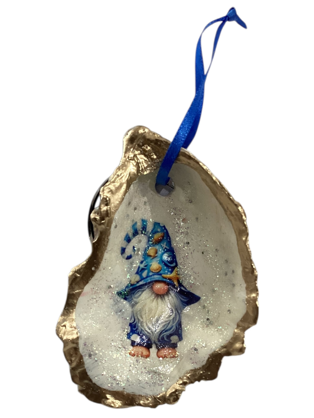 Holiday Oyster Ornament - Gnome