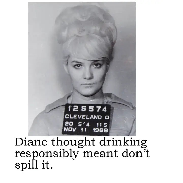 Cocktail Napkins - Diane Thought Drinking...