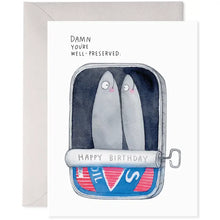 Sardines Birthday Card