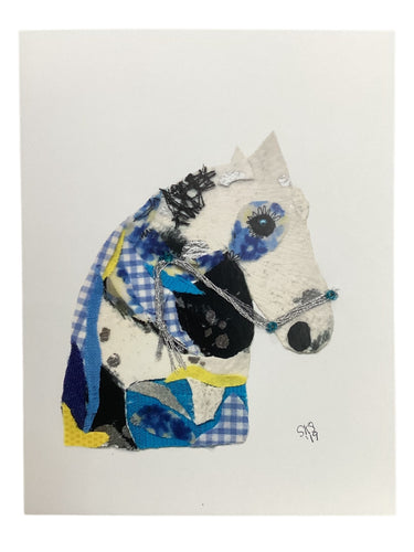 Notecard - White Horse