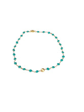 Enamel Short Necklace - Teal