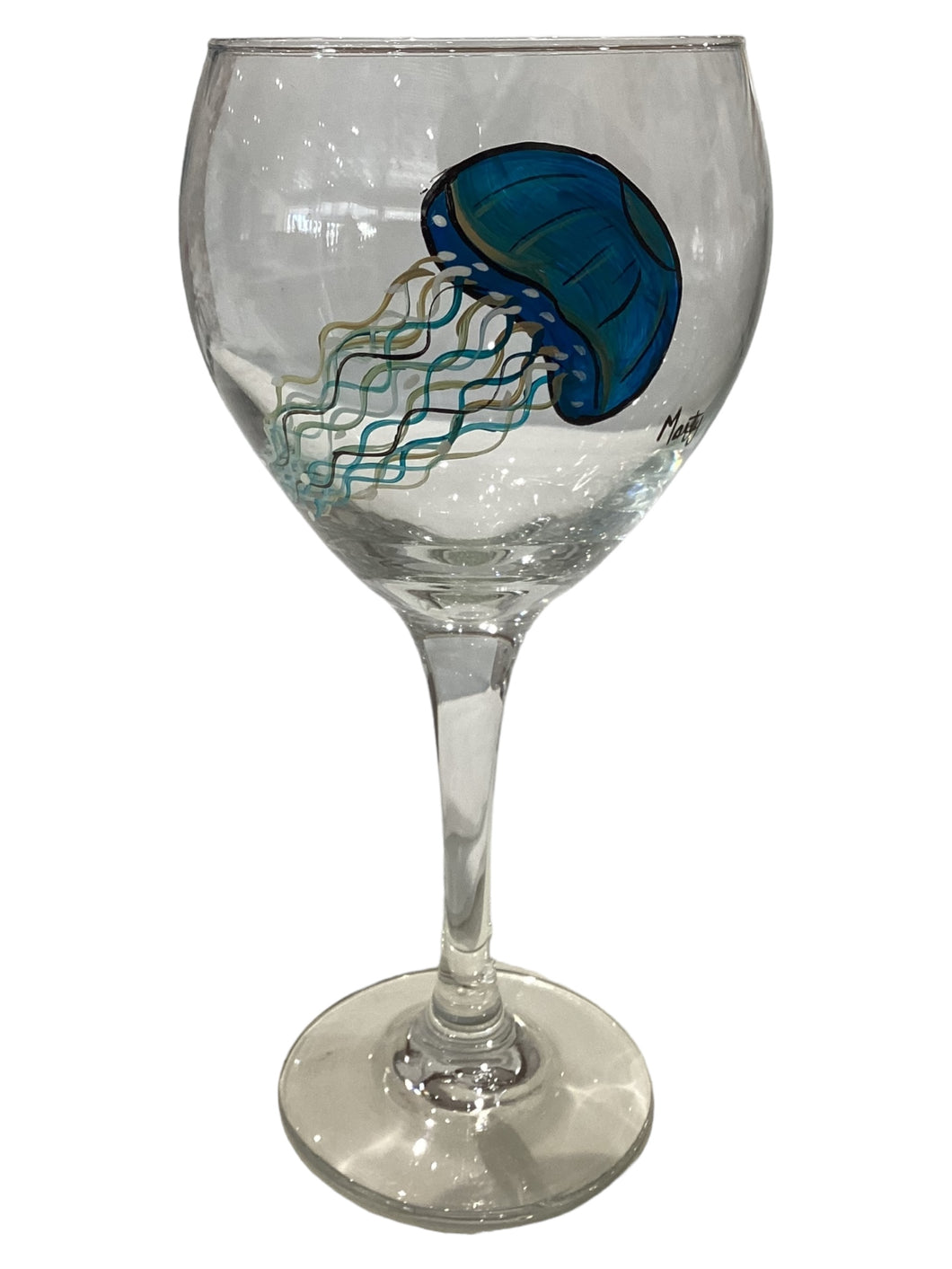 Stemmed Wine Glass - Jellyfish