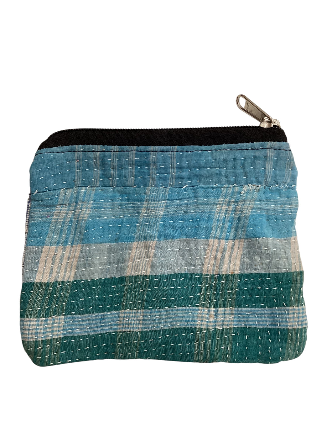 Kantha Zipper Pouch Bag - Medium