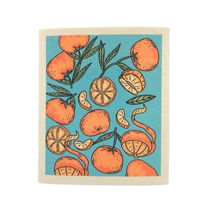 Swedish Dishcloth - Summer Tangerine