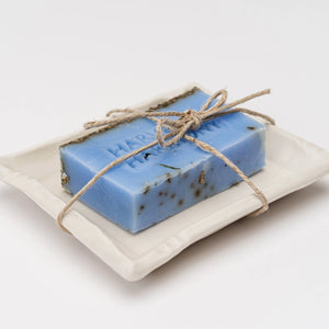 Lavender + Rosemary Goat Milk Soap with Dish