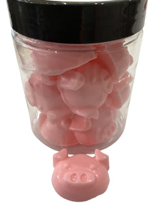 Mini Soaps in A Jar - Pig - Strawberry Scent