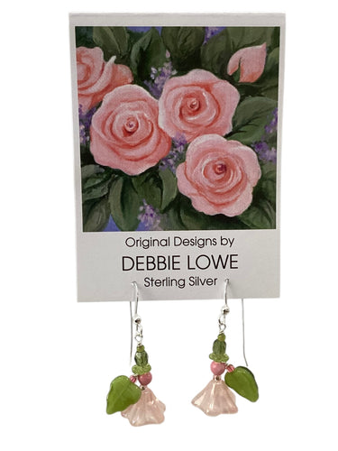 Pink Blossoms Earrings