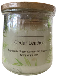 Sugar Scrub - Cedar Leather