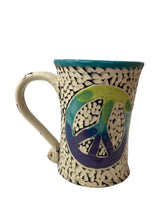 Blue Peace Sign Mug