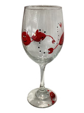 Stemmed Wine Glass - Red Crab