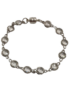 Crystal Bracelet - Silver/Clear