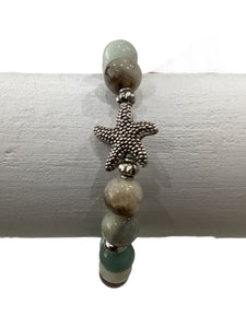 Beaded Bracelet - Starfish Charm (Small)