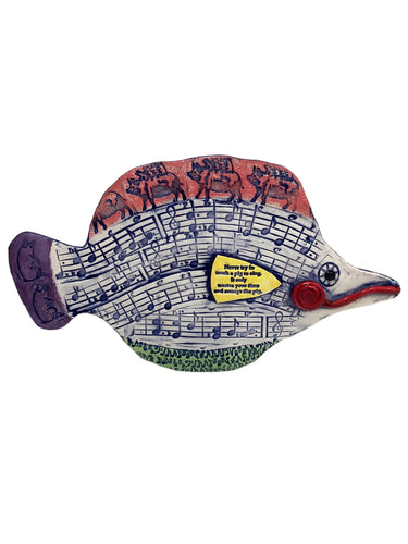 Ceramic Fish - Musical Pig