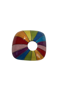 Square Rainbow Vase