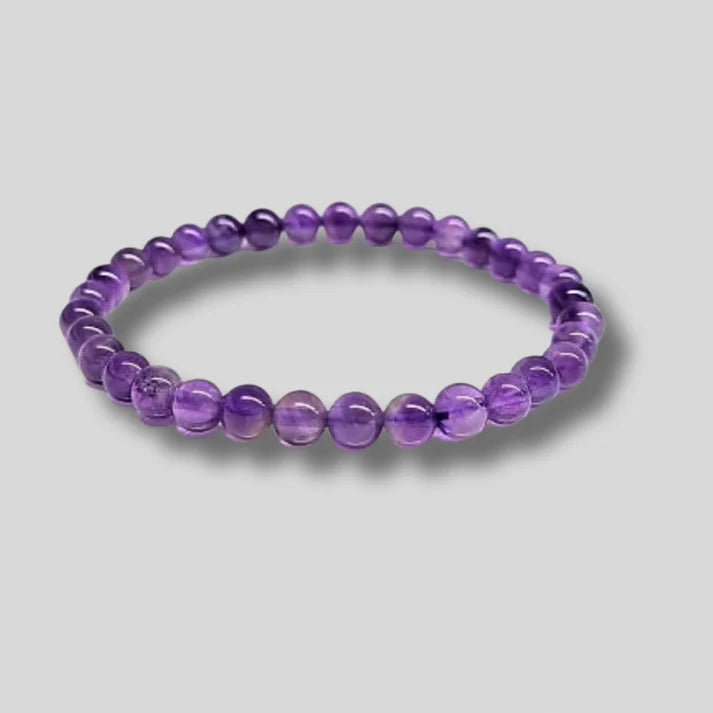 Amethyst Bracelet - 6mm