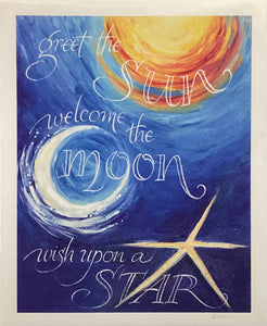 Sun-Moon-Star Print - 8" x 10"