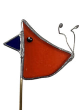 Bird Plant Stake - Red