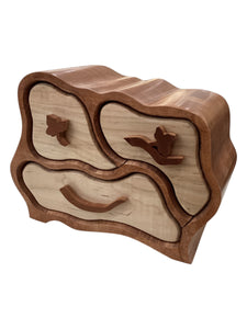 Small Ivy Jewelry Box with Drawers