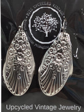 Silverplate Knife Handle Earrings