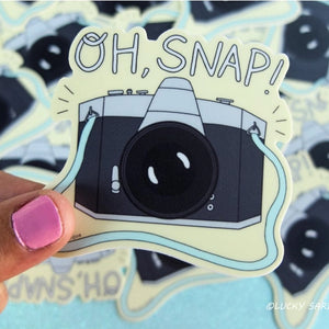 Camera - Oh, Snap! Vinyl Sticker