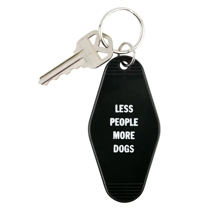 Keychain - Less People More Dogs