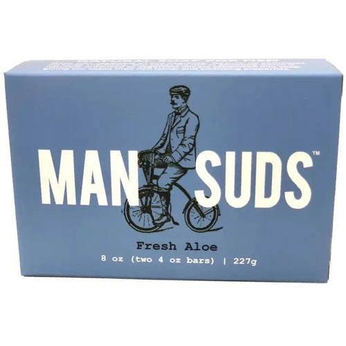 Man Suds - Men's Natural Fresh Aloe Bar Soap (2pk of 4 oz. bar)