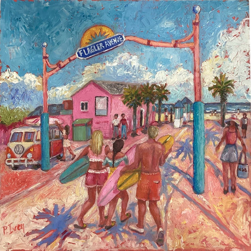 Flagler Avenue w/ Surfers