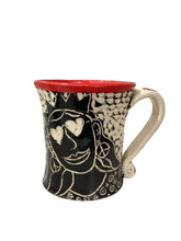 Red Peace Sign Mug