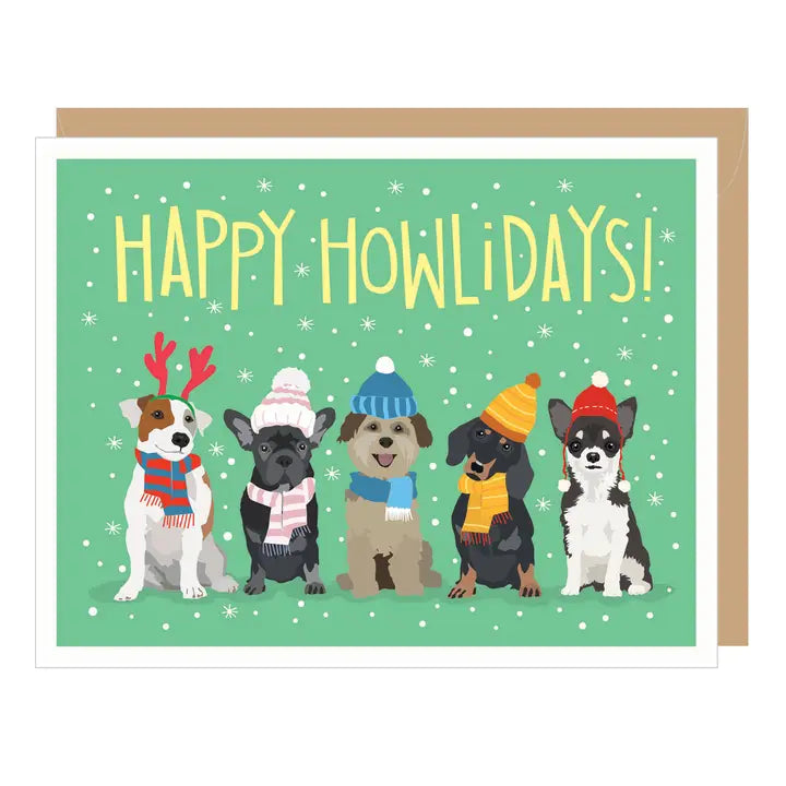 Happy Howlidays Christmas Card