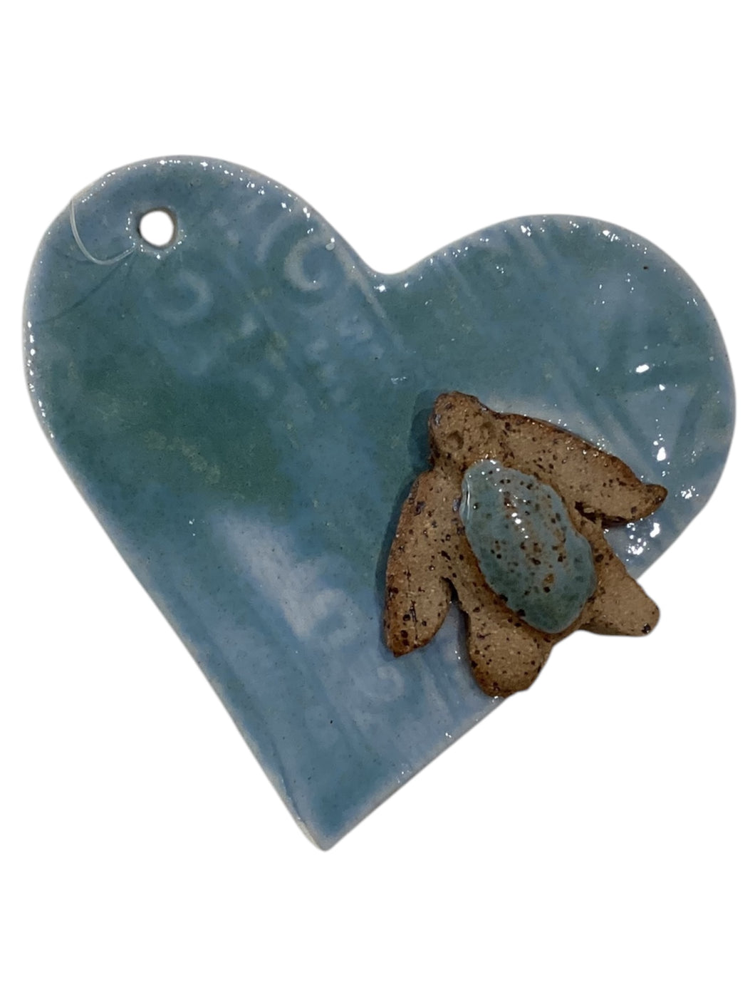 Heart with Turtle Ornament