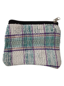Kantha Zipper Pouch Bag - Medium