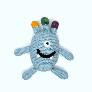 Monster Rattle - Duck Egg Blue