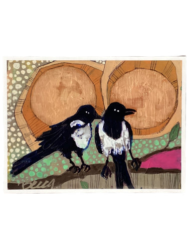 Magpie Golden Moon - Print - 8