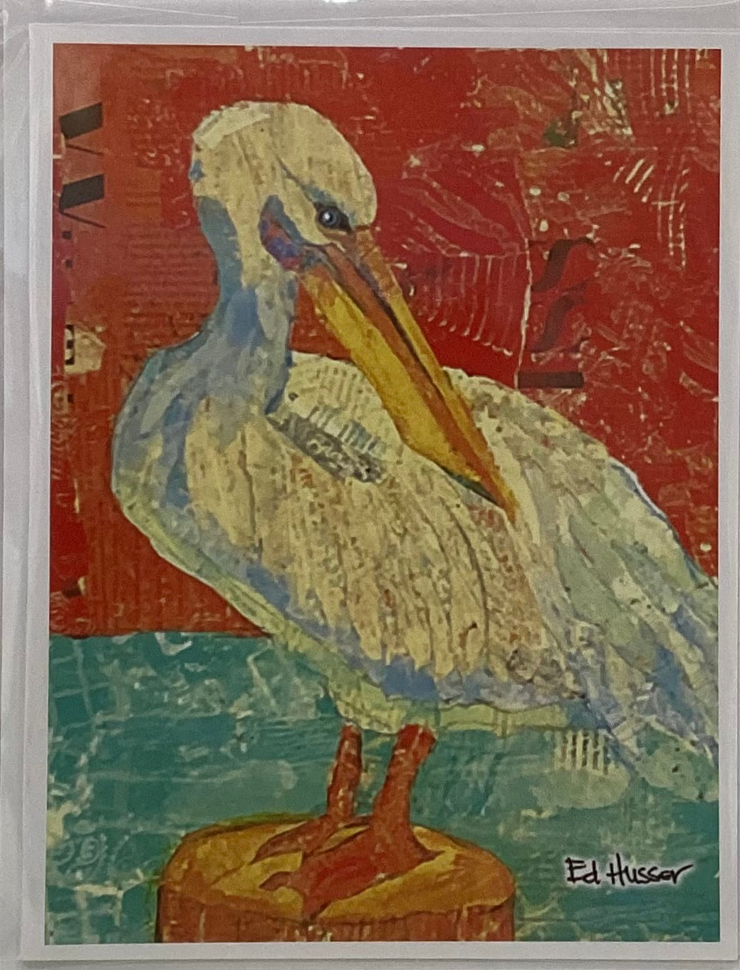 Peggy on the Dock - Notecard