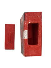 Red Box with Abstract