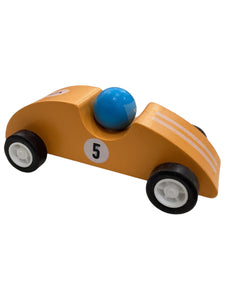 Pull Back Race Car - #5 Orange