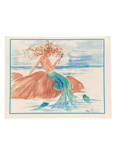 Notecard - The Mermaid with Looking Glass