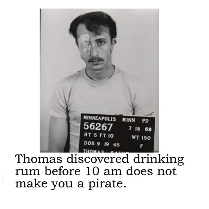 Cocktail Napkins - Thomas Discovered That Drinking...