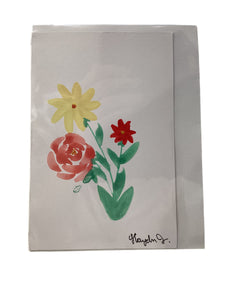 4''x6" Flower Bouquet Postcard