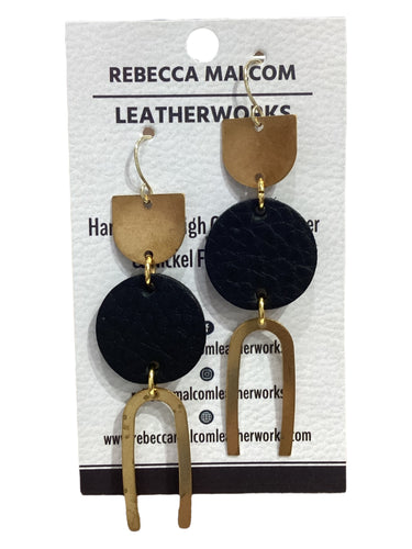 Squid Earrings - Black