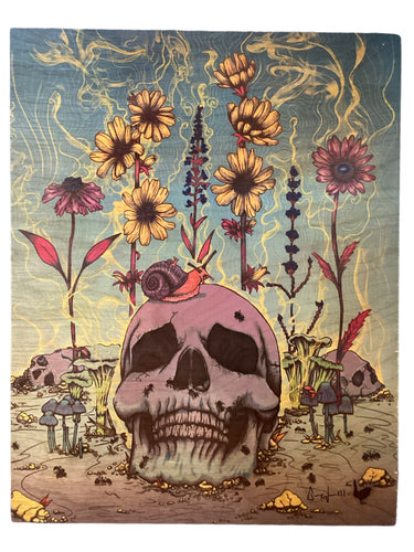 Skull Garden - Blue